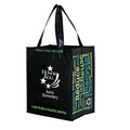 Laminated 100% Recycled P.E.T. Grocery Bag (12"x8"x13") - Screen Print